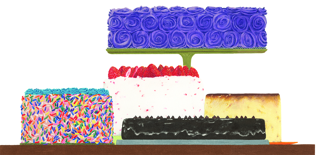 color pencil illustration from Party -  A Mystery